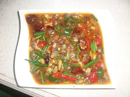 stir-fried wheat snails