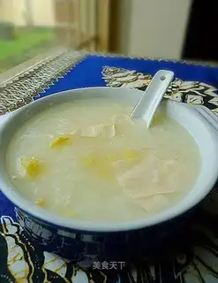 Ginkgo bean curd porridge