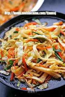 Sizzling cabbage