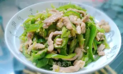 green pepper meat