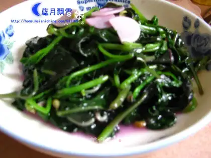 Garlic purple shellfish