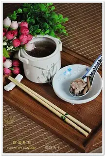 Coix seed tea tree mushroom pork ribs soup