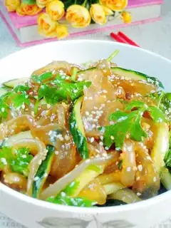 Crispy jellyfish skin
