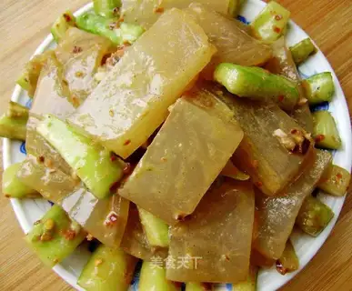 Cucumber jelly