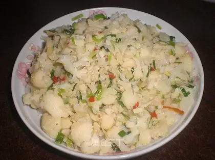 stir-fried cauliflower
