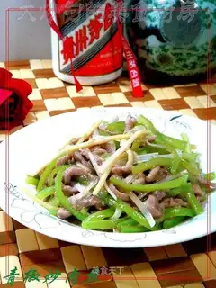 stir-fried shredded pork with green pepper