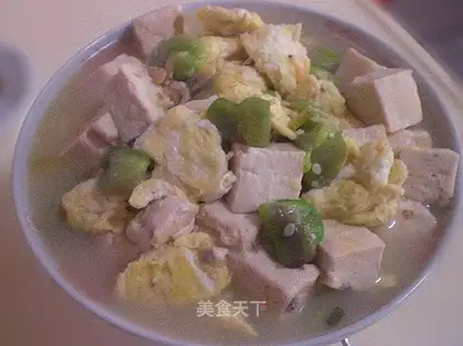 Luffa tofu