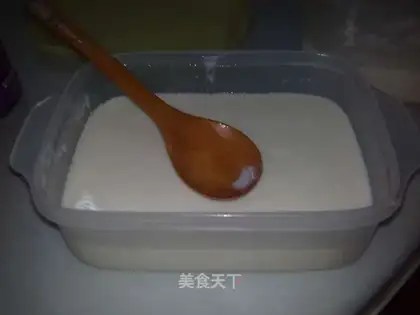 Homemade original yogurt