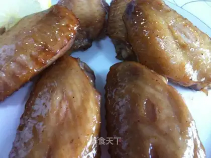 Chicken wings with honey sauce