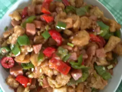 stir-fried three dices
