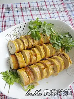 Bean curd with chicken sauce