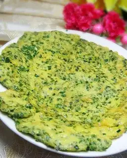 leek omelet