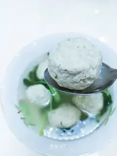 Soup with green vegetables