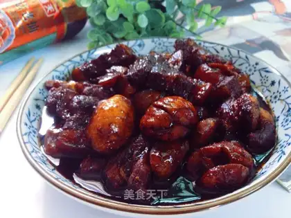Red-burned chestnuts