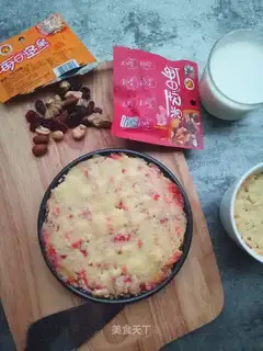 Lazy rice pizza