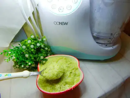 Chicken mashed broccoli