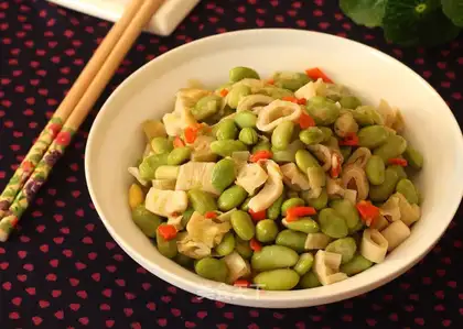 Fly-fried beans