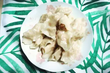 Chicken tomato dumplings