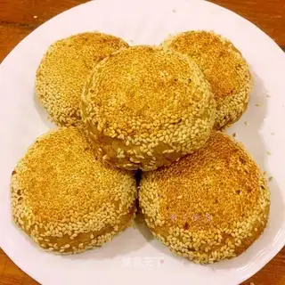 Sesame pancakes