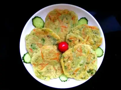 Shrimp veggie pie