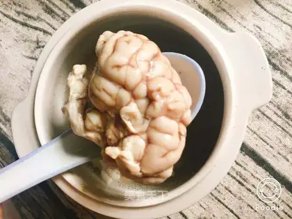 Pork brain stew
