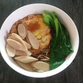Chicken ham noodles