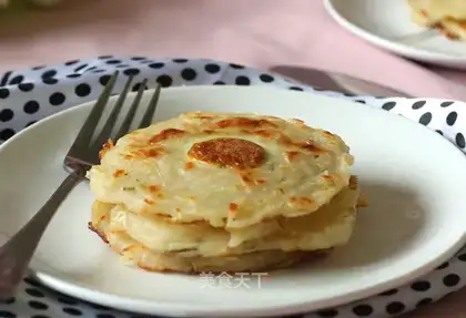 Potato quail omelet