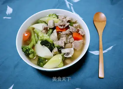 Skinny mushrooms and stew