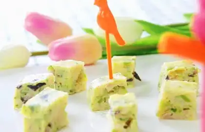 Dragonfish vegetable pie
