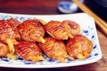 Carrot potatoes have no bones to bake wings