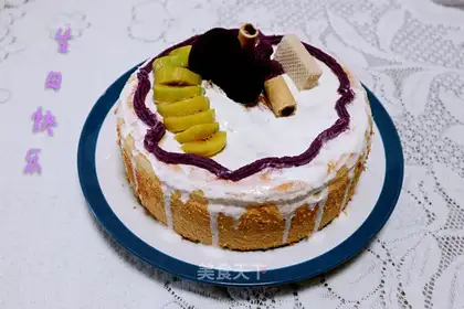 Homemade birthday cake