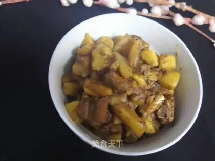 Potato cucumber ribs