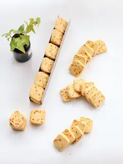 Orange souffle cookies