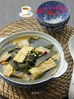 Seaweed tofu stew