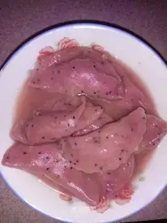 Red dumplings