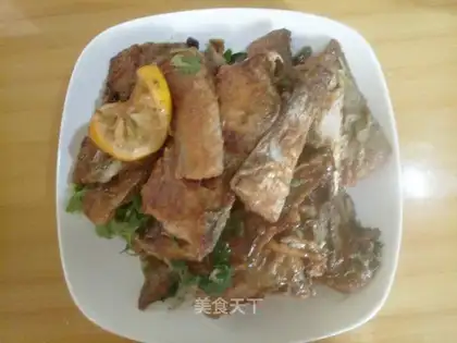 Red-fried fish