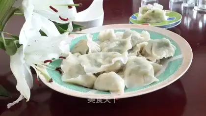 Cream egg dumplings