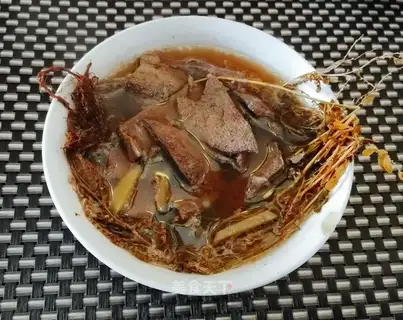 Pork liver soup