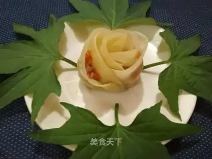 A rose dumpling
