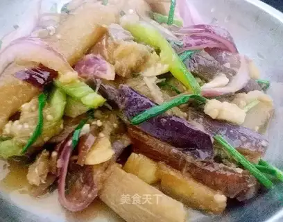 Salted fish eggplant