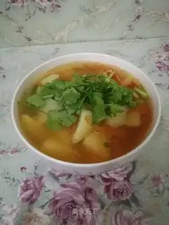 Hot vegan soup