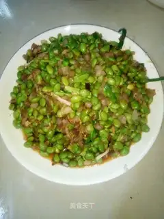 Bean fried meat