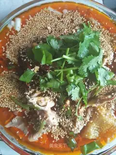 Scrambled chicken
