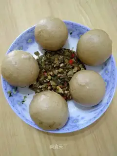 Scrambled rice buns