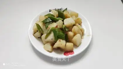Cleaning potatoes