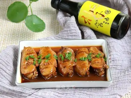 Red fried chicken