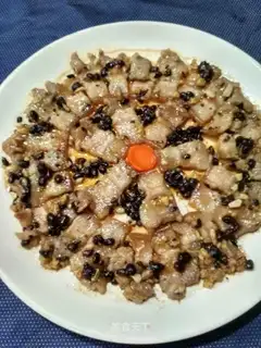 Garlic bean veal