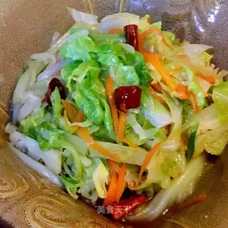 Soy sauce and cabbage