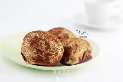 With a fake potato bag