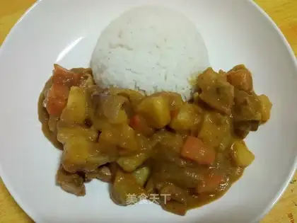 curry chicken and rice